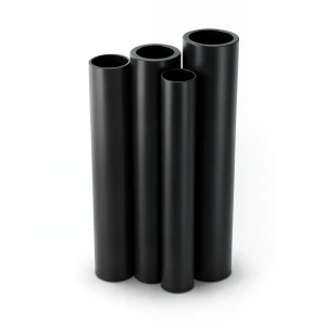 Al-Rajhi HDPE Pipes PE 63 Pressure 6 Bar Diameter 450 mm Thickness 25.5 mm Black