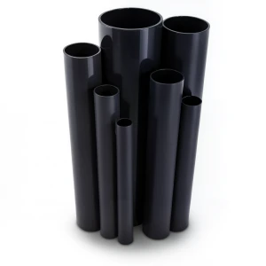 مواسير UPVC مقاس 6 إنش سمك 9.91 مم ضغط 17.2 بار لون اسود
