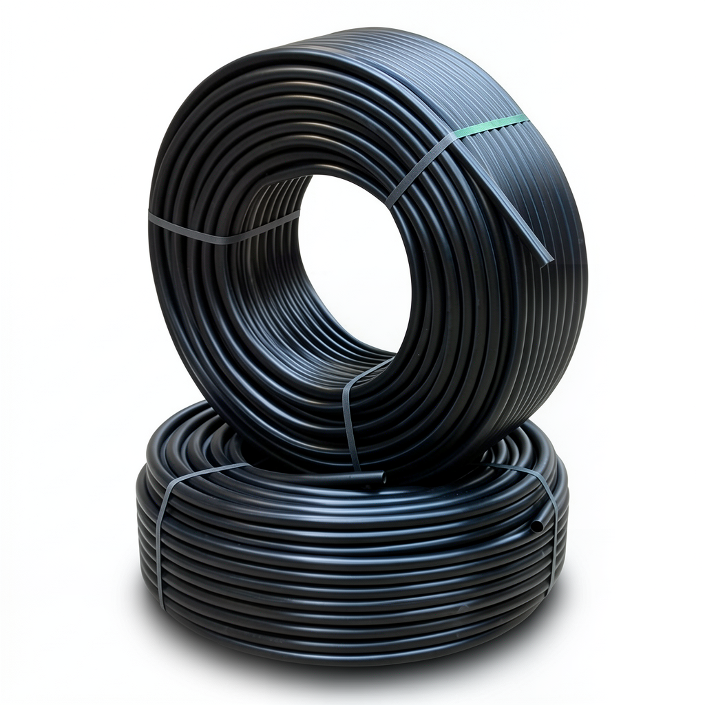 HDPE Pipes PE 100 Pressure 12.5 Bar Outer Diameter 90 mm Thickness 6.7 mm Black