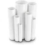 UPVC Pipes 6.9 Bar Pressure 8 Inch Size 5.33 mm Thickness White