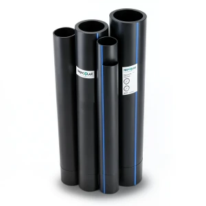 Neproplast HDPE Pipes PE 100 Pressure 10 Bar Outside Diameter 160 mm Thickness 9.5 mm Black | NEPROPLAST