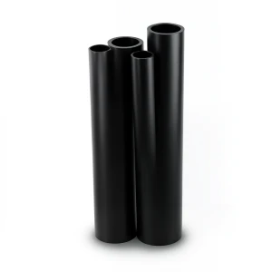 مواسير HDPE بولي ايثيلين عالي الكثافة PE 63 ضغط 6 بار قطر خارجي 500 مم سمك 28.4 مم لون أسود