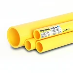 Neproplast  HDPE Pipes PE 100 Pressure 6 Bar Outside Diameter 180 mm Thickness 6.6 mm Color Yellow