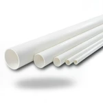 مواسير UPVC الوطني جدول 40 مقاس ½ إنش سمك 2.77 مم لون أبيض