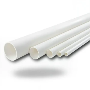 مواسير UPVC الوطني جدول 40 مقاس ½ إنش سمك 2.77 مم لون أبيض