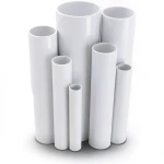 مواسير UPVC ضغط 11 بار مقاس 8 إنش سمك 8.43 مم لون أبيض