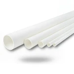 مواسير UPVC ¾ إنش جدول 40 سمك 2.87 مم لون أبيض
