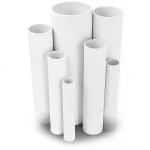 مواسير UPVC ضغط 13.8 بار مقاس 8 إنش سمك 10.41 مم لون أبيض