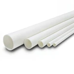 مواسير UPVC جدول 40 مقاس ½ 1 إنش سمك 3.68 مم لون أبيض