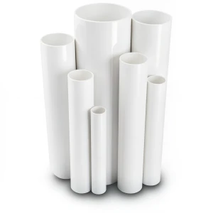 مواسير UPVC ضغط 11 بار مقاس 8 إنش سمك 8.43 مم لون أبيض