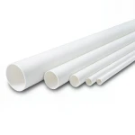 مواسير UPVC الوطني ضغط 40 مقاس ½ 2 إنش سمك 5.16 مم وزن 1.57 كجم/م أبيض