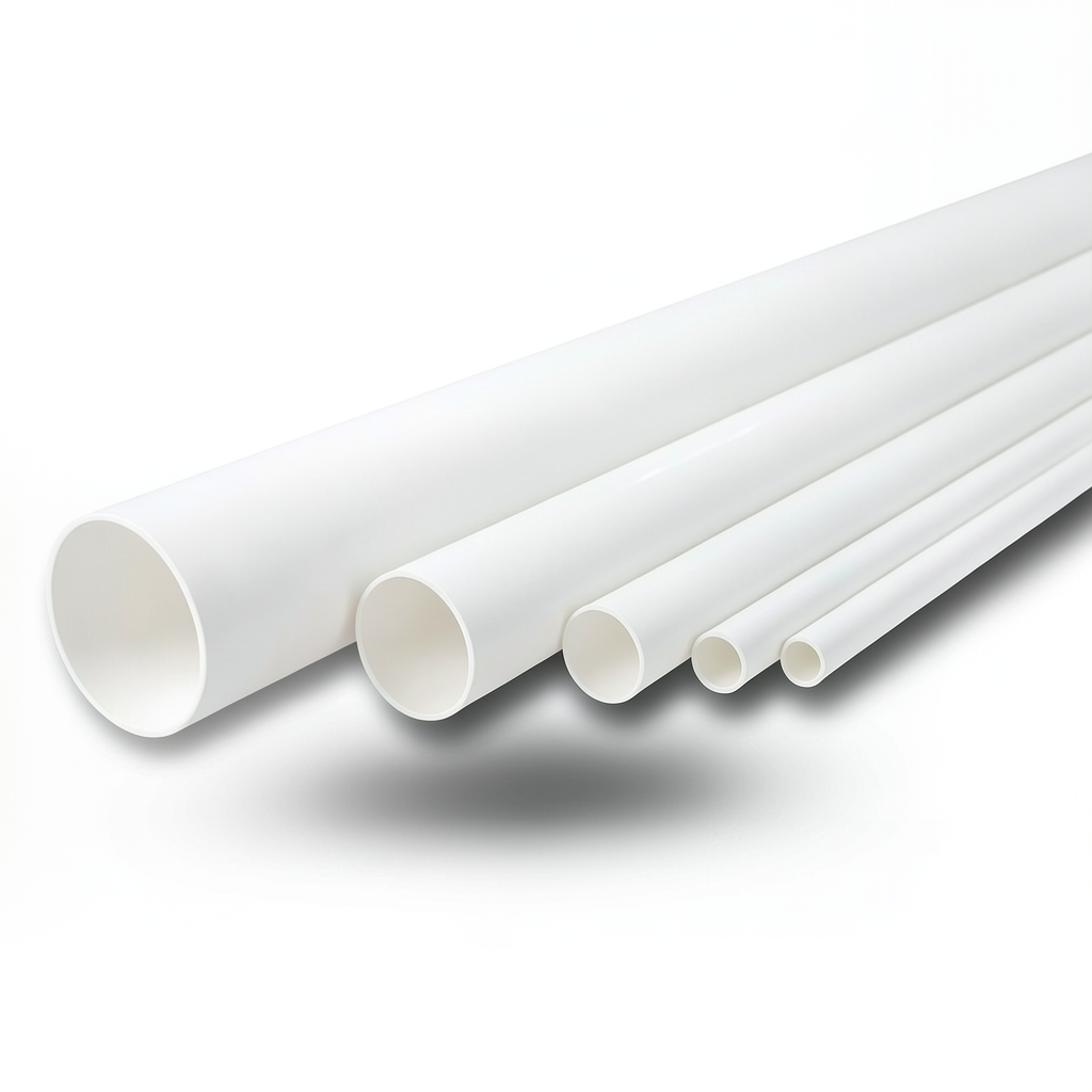 مواسير UPVC الوطني جدول 40 مقاس 3 إنش سمك 5.49 مم لون أبيض