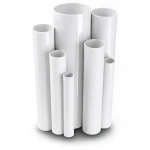 UPVC Pipes 8 Inch Thickness 12.90 mm Pressure 17.2 Bar White