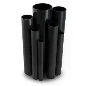 UPVC Pipes 11 Bar Pressure 8 Inch Size Thickness 8.43 mm Black