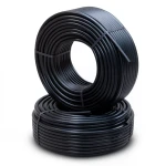 Al-Rajhi HDPE Pipes PE 63 Pressure 6 Bar Outside Diameter 125 mm Thickness 7.1 mm Black