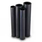 Al-Rajhi HDPE Pipes PE 63 Pressure 6 Bar Outside Diameter 140 mm Thickness 8 mm Black