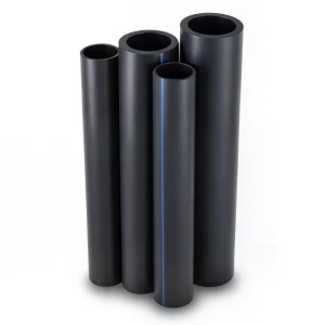 Al-Rajhi HDPE Pipes PE 63 Pressure 6 Bar Outside Diameter 140 mm Thickness 8 mm Black