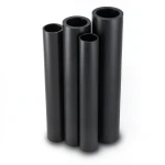 مواسير HDPE PE 63 ضغط 6 بار قطر خارجي 160 مم سمك 9.1 مم لون أسود