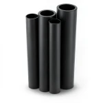 HDPE Pipes PE 63 Pressure 6 Bar 225 mm Diameter 12.8 mm Thickness Black