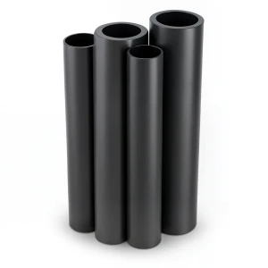 مواسير HDPE PE 63 ضغط 6 بار قطر 250 مم سمك 14.2 مم لون أسود