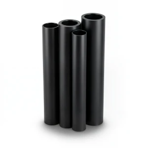 HDPE Pipes PE 63 Pressure 6 Bar Diameter 280 mm Thickness 15.9 mm Black
