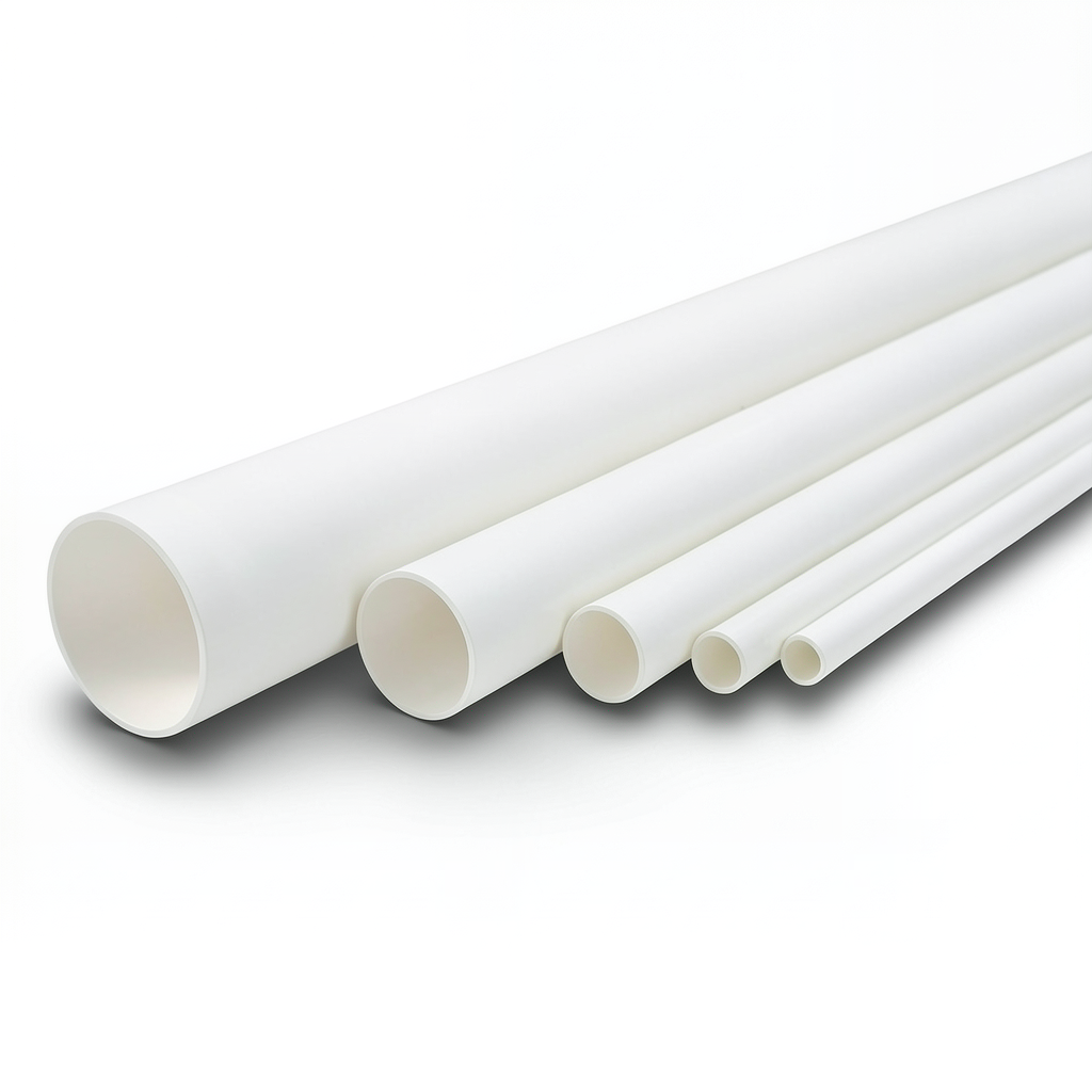 مواسير UPVC الوطني جدول 40 مقاس 4 إنش سمك 6.02 مم لون أبيض