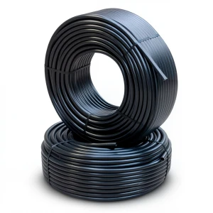 أنابيب HDPE PE 80 ضغط 10 بار قطر خارجي 90 مم سمك 6.7 مم لون أسود