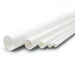 مواسير UPVC جدول 40 مقاس 6 إنش سمك 7.11 مم لون أبيض