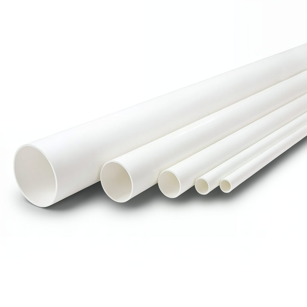 UPVC Pipes Schedule 40 Size 6 Inch Thickness 7.11 mm White