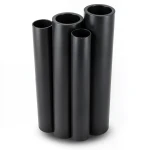 HDPE Pipes PE 63 Pressure 6 Bar Diameter 400 mm Thickness 22.7 mm Black