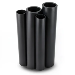 مواسير HDPE PE 63 ضغط 6 بار قطر 400 مم سمك 22.7 مم لون أسود