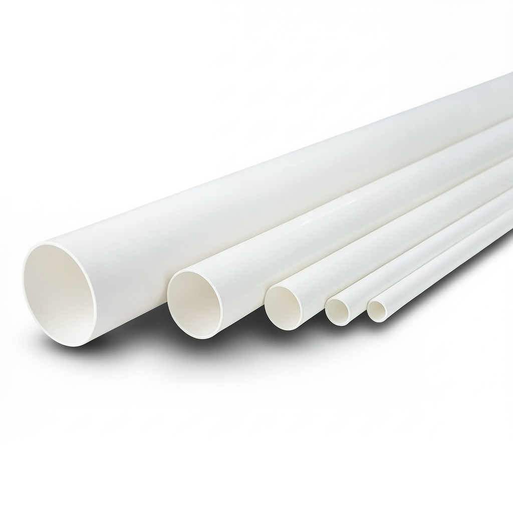 مواسير UPVC ضغط 6.9 بار مقاس 3 إنش سمك 2.16 مم لون أبيض
