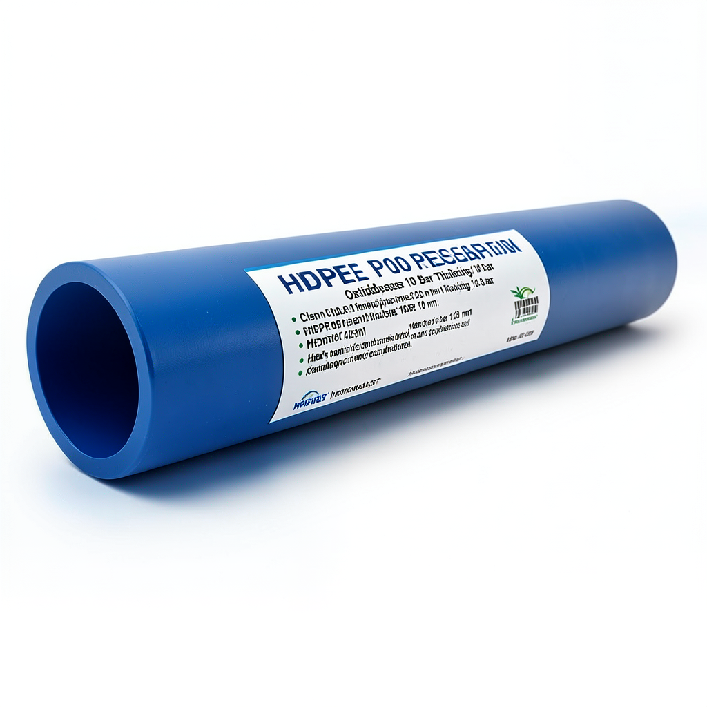HDPE Pipes PE 100 Pressure 10 Bar Outside Diameter 250 mm Thickness 14.8 mm Blue | NEPROPLAST