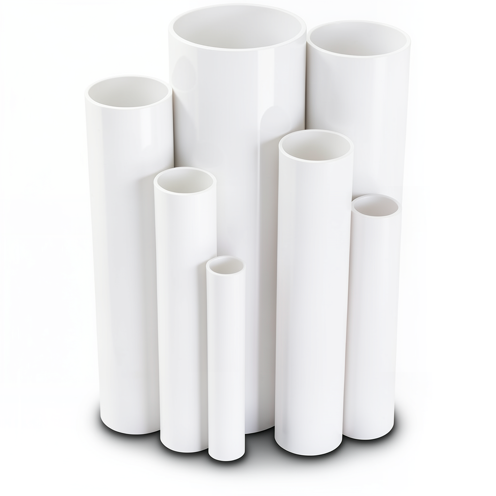 UPVC Pipes Nominal Pressure 13.8 Bar Size 6 Inch Thickness 8.03 mm White