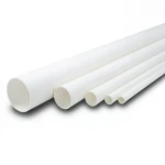 مواسير UPVC ضغط 6.9 بار مقاس 8 إنش سمك 5.33 مم لون أبيض
