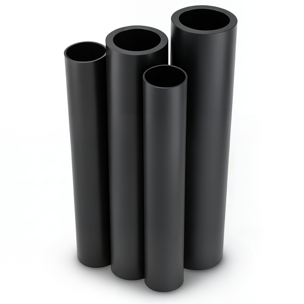 HDPE Pipes PE 63 Pressure 6 Bar 500 mm OD 28.4 mm Thickness Black