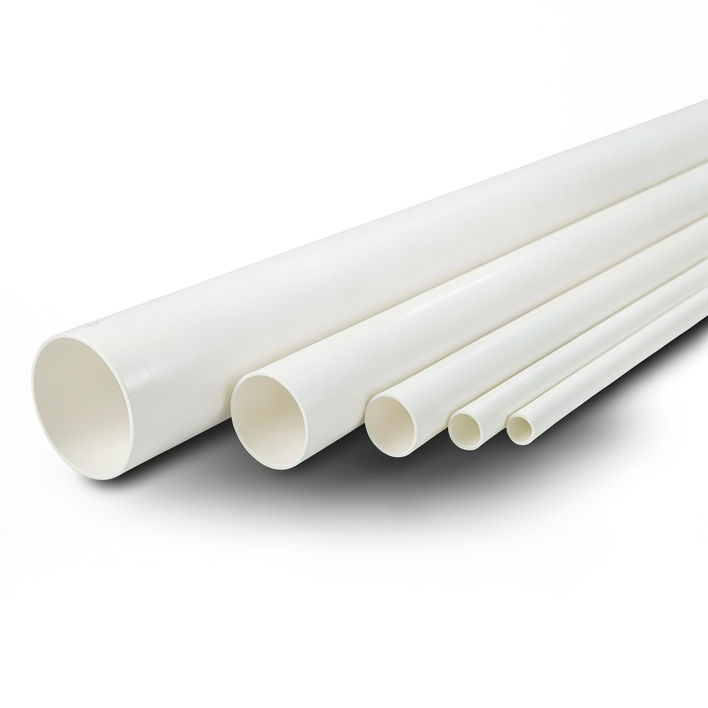 مواسير UPVC مقاس 1¼ إنش سمك 1.52 مم طول 6 متر لون أبيض