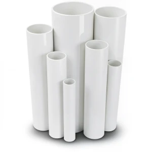 مواسير UPVC مقاس 6 إنش سمك 9.91 مم ضغط 17.2 بار لون أبيض