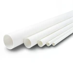 مواسير UPVC ضغط اسمي 8.6 بار مقاس 2 إنش سمك 1.85 مم لون أبيض