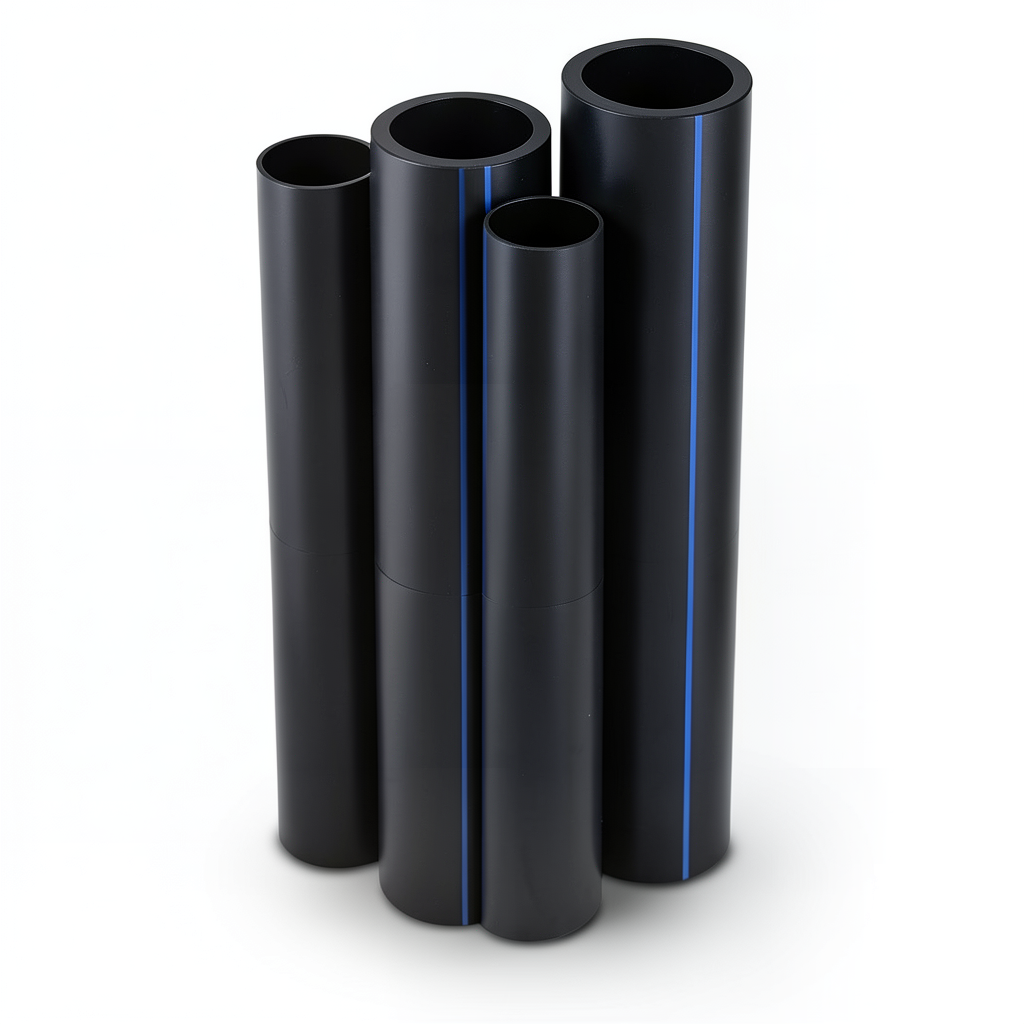 أنابيب HDPE نيبروبلاست PE 100 ضغط 10 بار قطر خارجي 315 مم سمك 18.7 مم لون أسود | نيبروبلاست