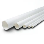 مواسير UPVC ضغط اسمي 8.6 بار مقاس 3 إنش سمك 2.74 مم لون أبيض