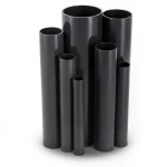 UPVC Pipes 6 Inch Size 9.91 mm Thickness 17.2 Bar Pressure Black