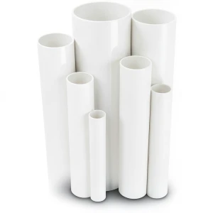 مواسير UPVC مقاس 8 إنش سمك 6.73 مم ضغط 8.6 بار لون أبيض