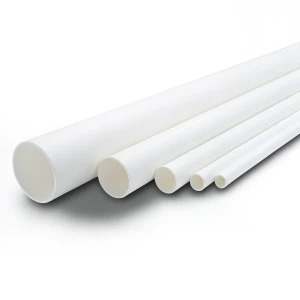مواسير UPVC ضغط 8.6 بار مقاس 6 إنش سمك 5.18 مم لون أبيض