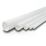 مواسير UPVC ضغط 8.6 بار مقاس 8 إنش سمك 6.73 مم لون أبيض