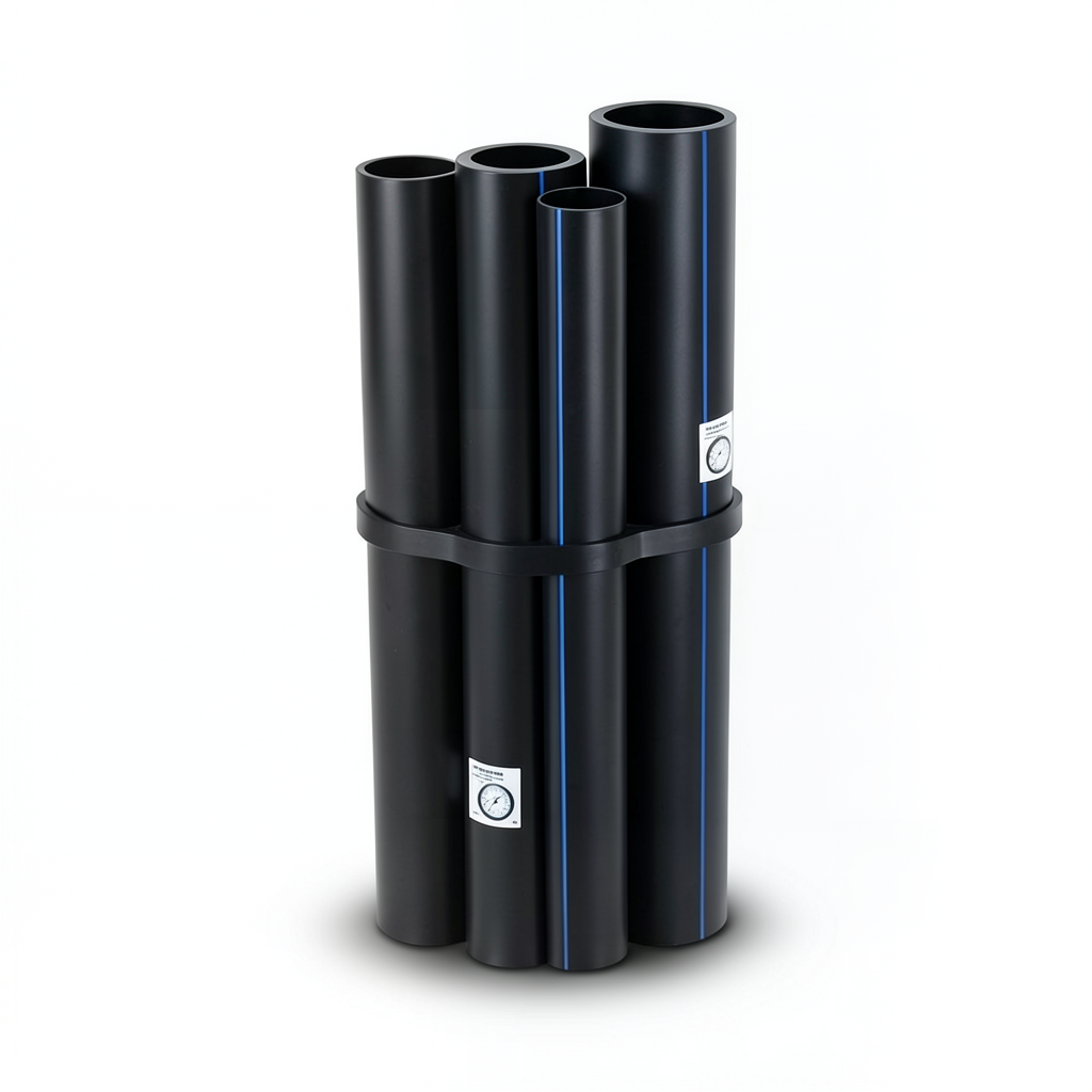 أنابيب HDPE نيبروبلاست PE 100 ضغط 10 بار قطر خارجي 560 مم سمك 33.2 مم لون أسود | نيبروبلاست