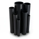 مواسير UPVC ضغط 6.9 بار مقاس 8 إنش سمك 5.33 مم لون اسود