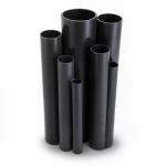 مواسير UPVC ضغط 11 بار مقاس 8 إنش سمك 8.43 مم لون اسود