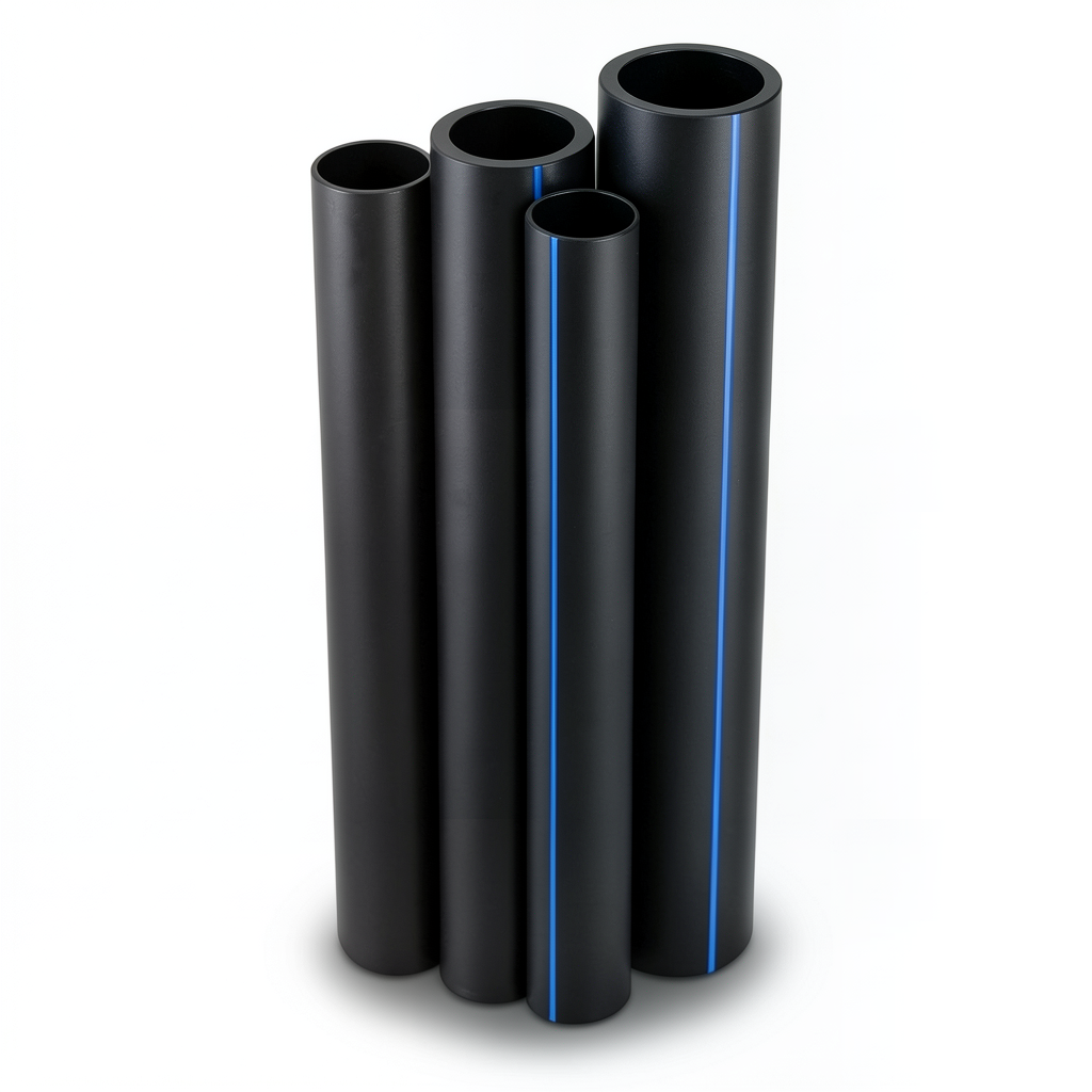 أنابيب HDPE نيبروبلاست PE 100 ضغط 10 بار قطر خارجي 560 مم سمك 33.2 مم لون أسود | نيبروبلاست