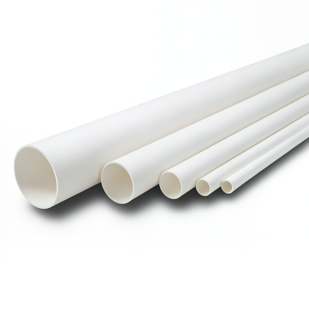 مواسير UPVC ضغط 11 بار مقاس 2 إنش سمك 2.31 مم لون أبيض